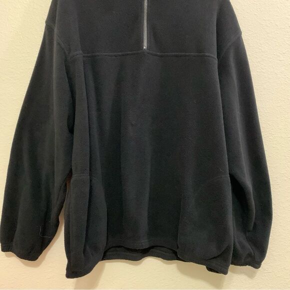 TIMBERLINE COLORADO FLEECE JACKET MENS XL BLACK QUARTER ZIP PULL ON. - Picture 5 of 15